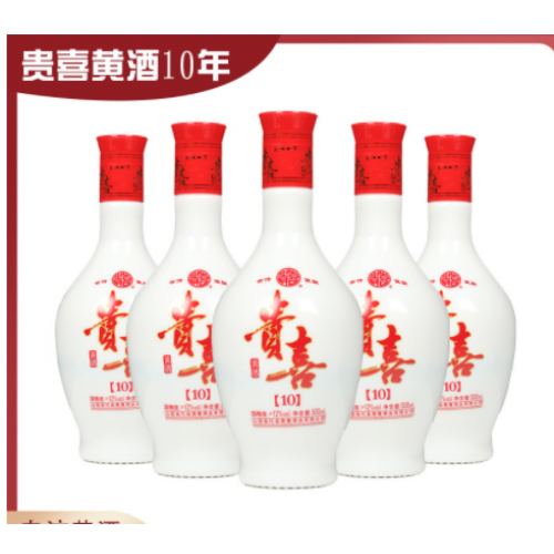 【贵喜黄酒】十年礼盒6瓶装